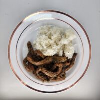 Top Sirloin Steak & Rice