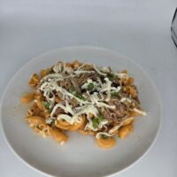 Pulled Pork Mac N Cheese